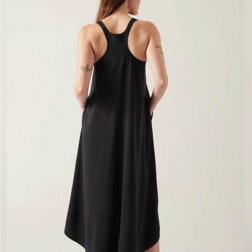 Athleta Elegant Black High Low Dress - Picture 4 of 5